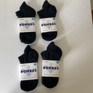 Bombas black socks size small